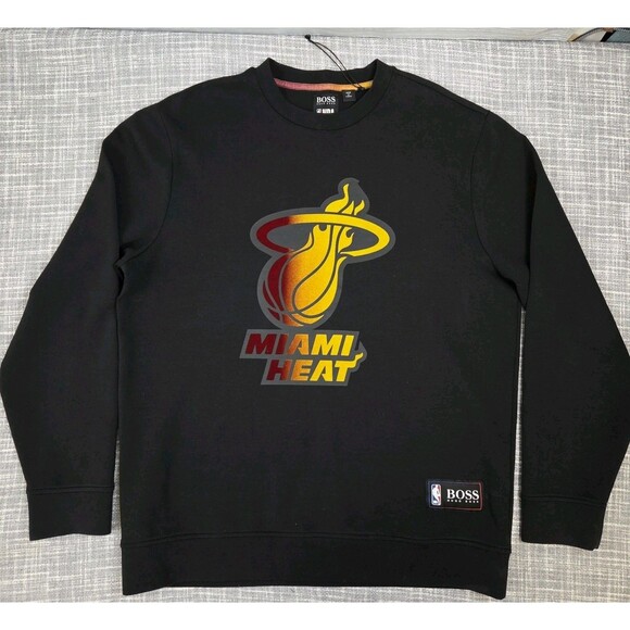 NWOT Hugo Boss X NBA Colab Miami Heat Sweatshirt Retail $158 Men's XL - SEE DESC - Picture 9 of 9